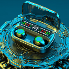 2 Prs M100 Noise Cancelling TWS Earphones