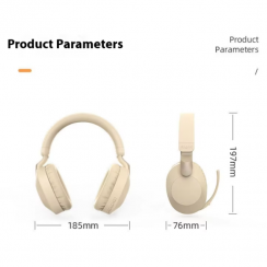 2 Prs Ultra Long Battery Life Over Ear Wireless Gaming Headphones