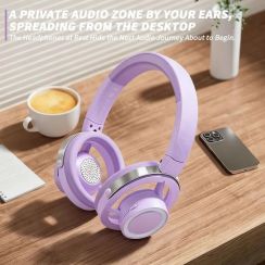 2 Prs Type C Wireless Over Ear Headphones With Microphone