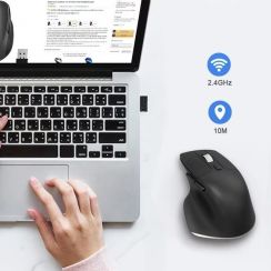 5 Pcs Ergonomic 2.4GHz Office Silent Computer Wireless Mouse