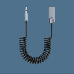 10 Pcs Metal USB Bluetooth Adapter Cable Car 3.5mm Jack Aux Bluetooth Receiver