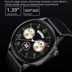 2 Pcs BT5.2 Large Screen Health Detection Strong Battery Life Waterproof Smart BT Watch