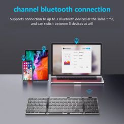 4 Pcs Portable Three Channel Wireless Folding Keyboard