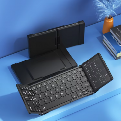 3 Pcs Bluetooth Foldable Keyboard Type C Ultra Thin Office Wireless Portable Keyboard